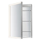 Bevel 24" x 36" Medicine Cabinet LED Mirror 3000K Satin Nickel by ET2