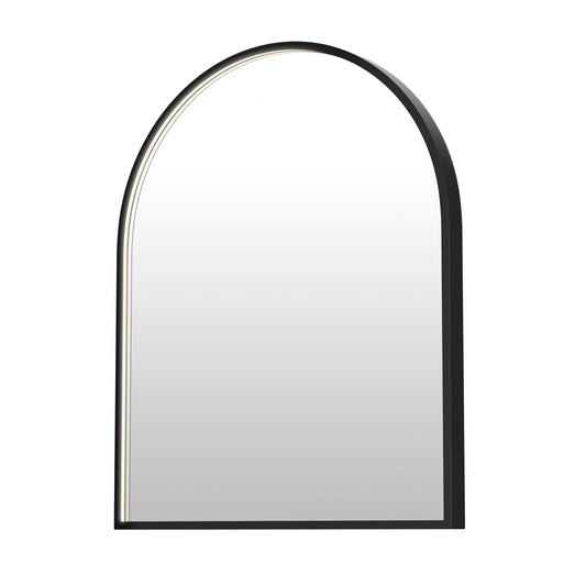 Elisse Arch 24"x30" Arch LED Mirror Black by ET2