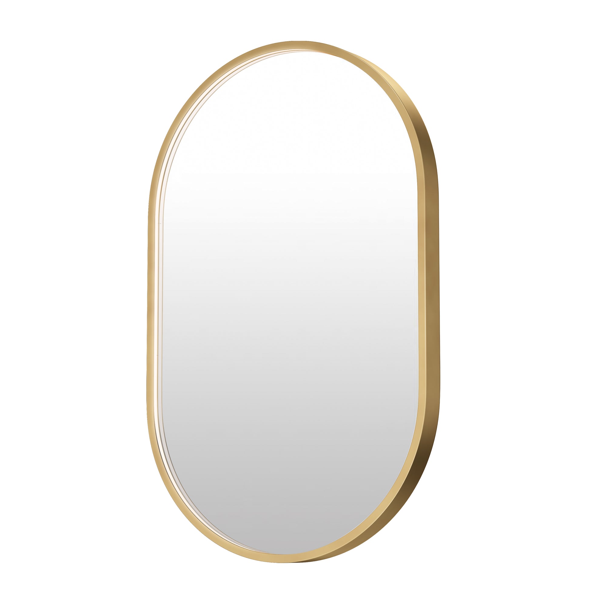 Elisse Oval 20"x32" Oval LED lirror Gold by ET2