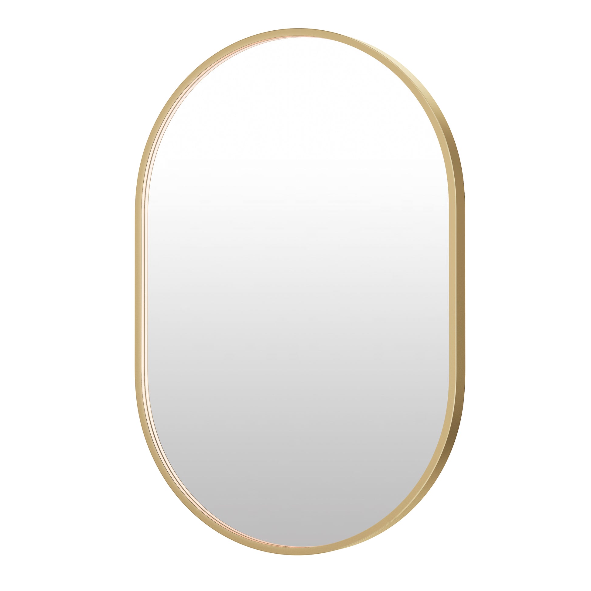 Elisse 24x36 Oval GLD LED MIRROR Gold by ET2