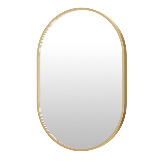 Elisse 24x36 Oval GLD LED MIRROR Gold by ET2