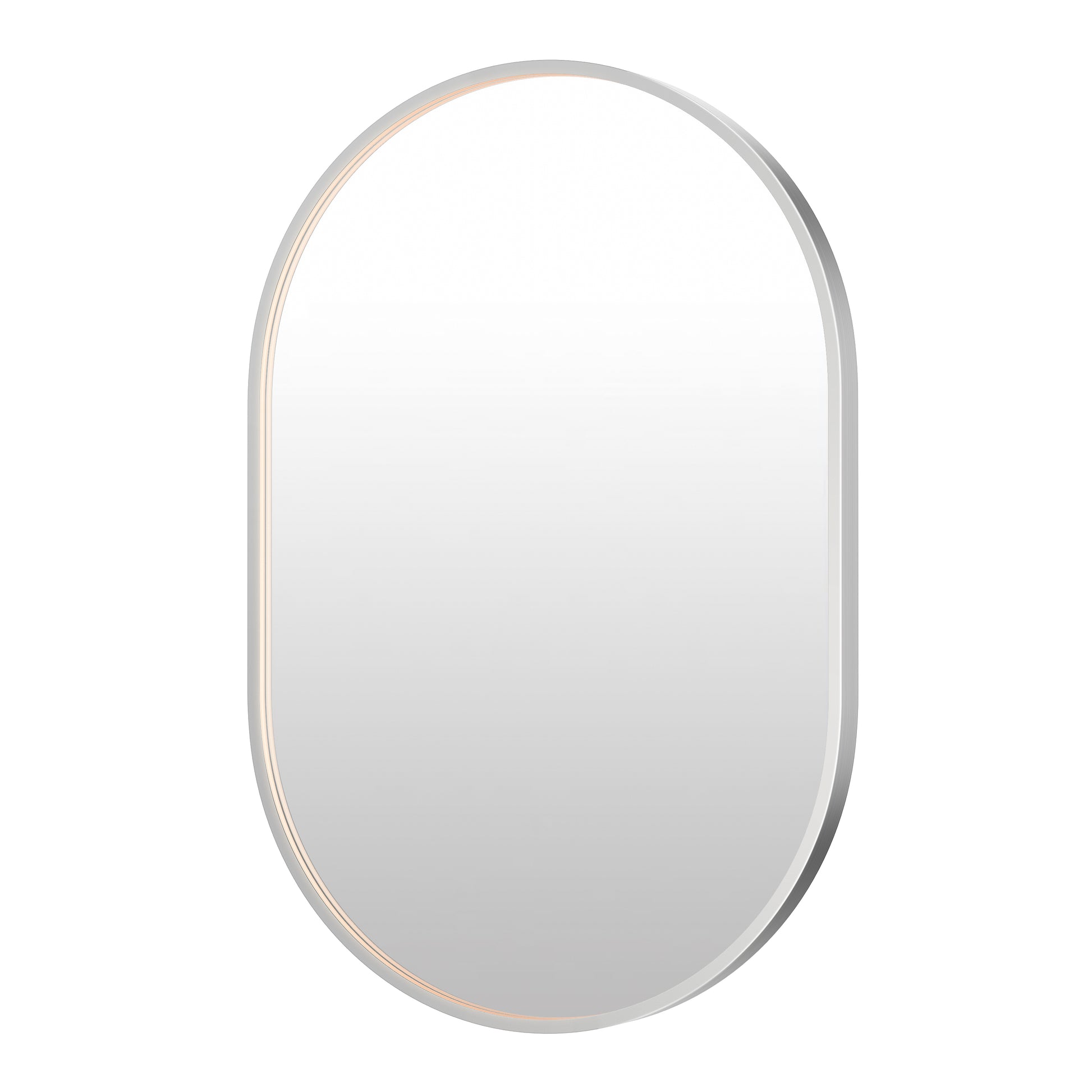 Elisse 24x36 Oval SN LED MIRROR Satin Nickel by ET2
