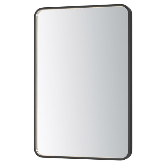 Elisse 24"X36" Rectangle LED Mirror Black by ET2