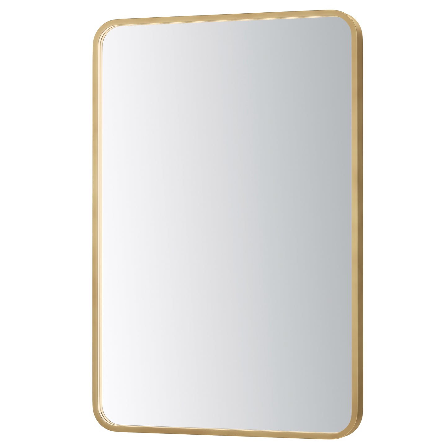 Elisse 24"X36" Rectangle LED Mirror Gold by ET2