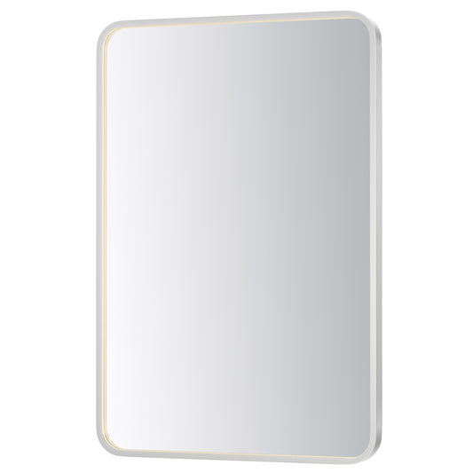 Elisse 24"X36" Rectangle LED Mirror Satin Nickel by ET2