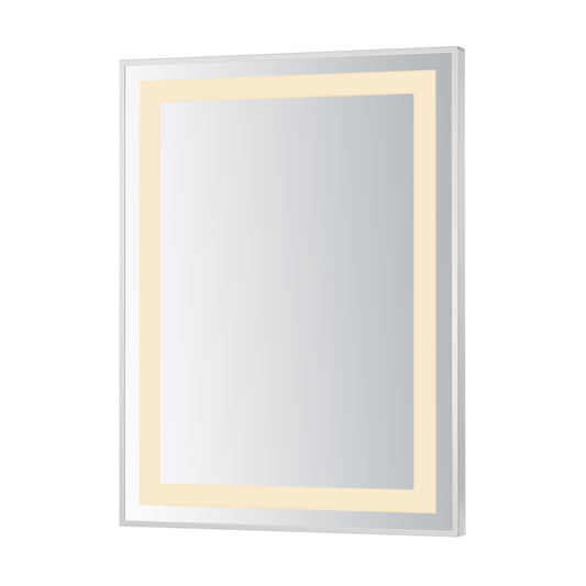 Framed 24x32 LED Mirror 3CCT Satin Nickel by ET2