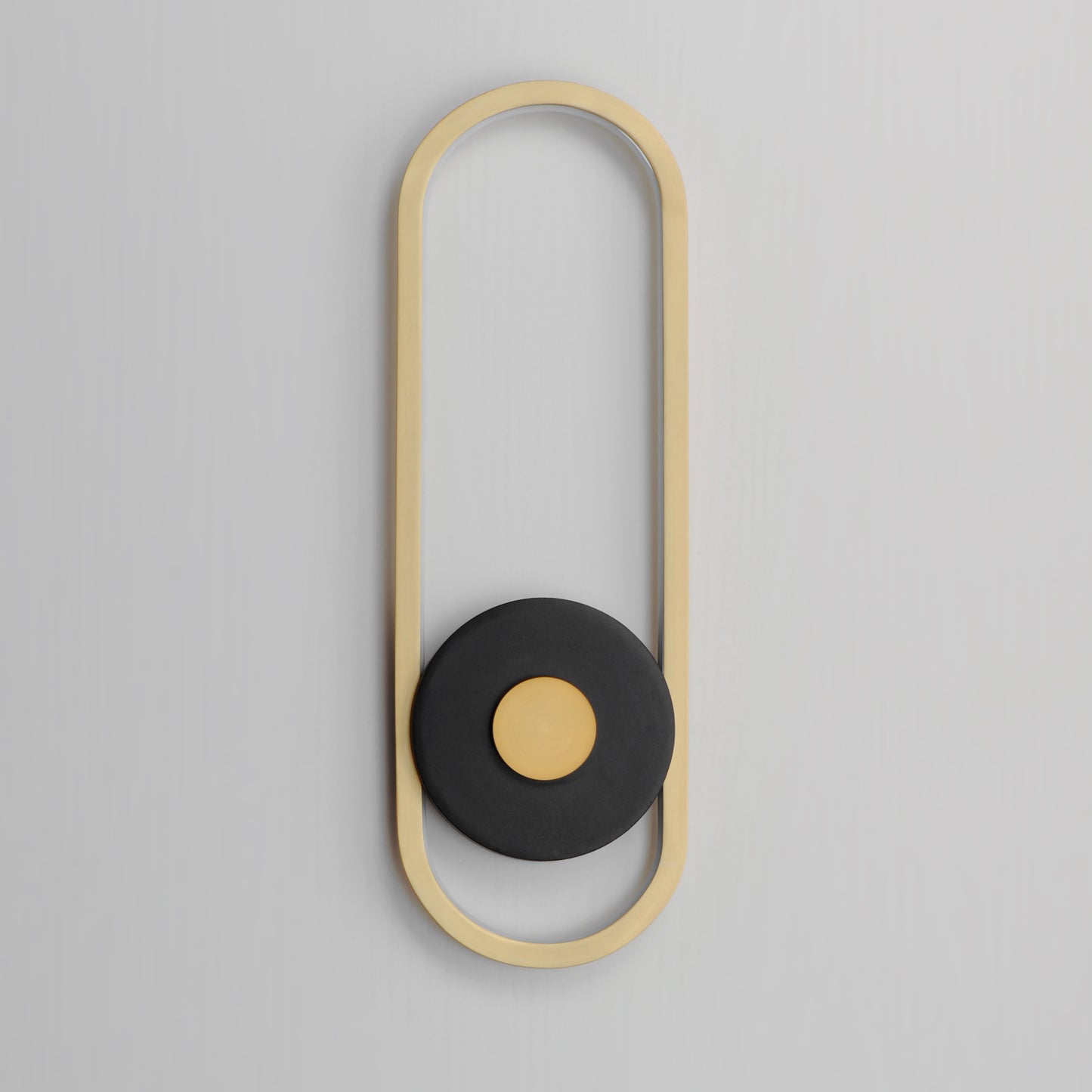 Gravity Large Outdoor LED Sconce Black/Gold by ET2