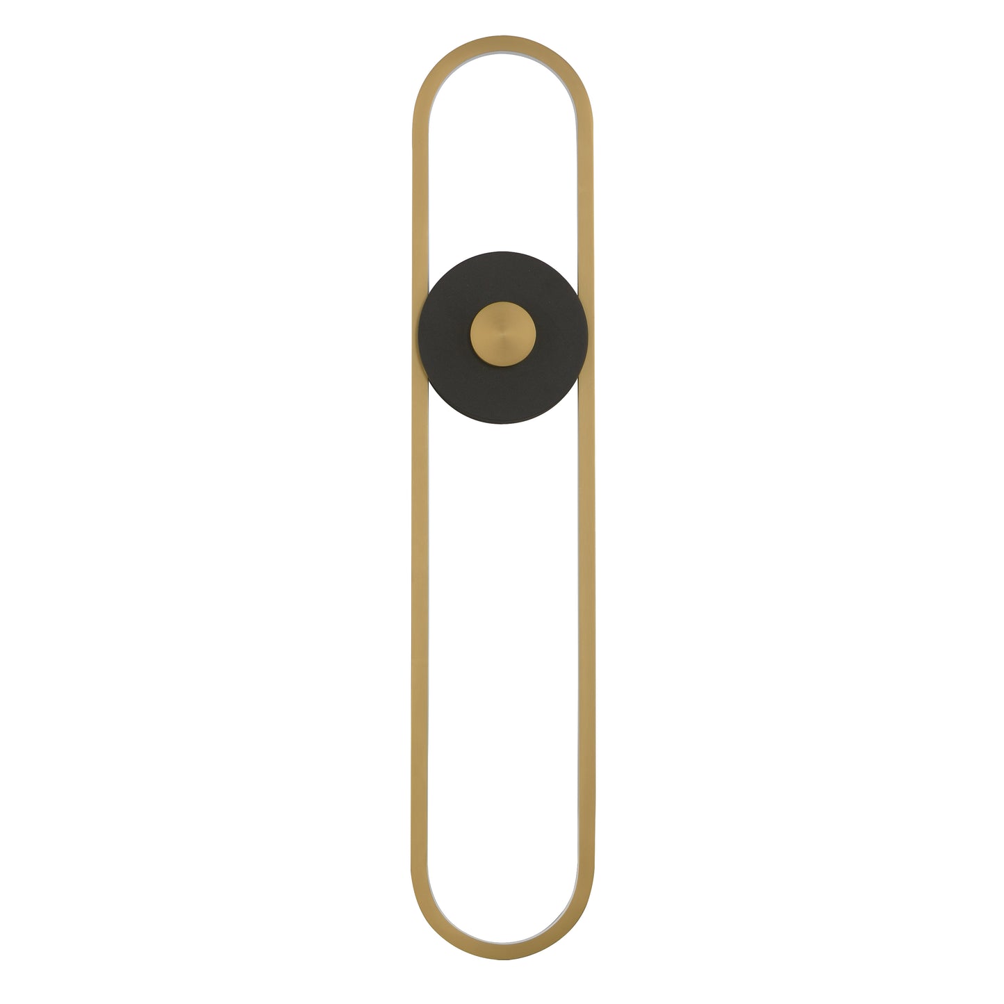 Gravity X-Large Outdoor LED Sconce Black/Gold by ET2