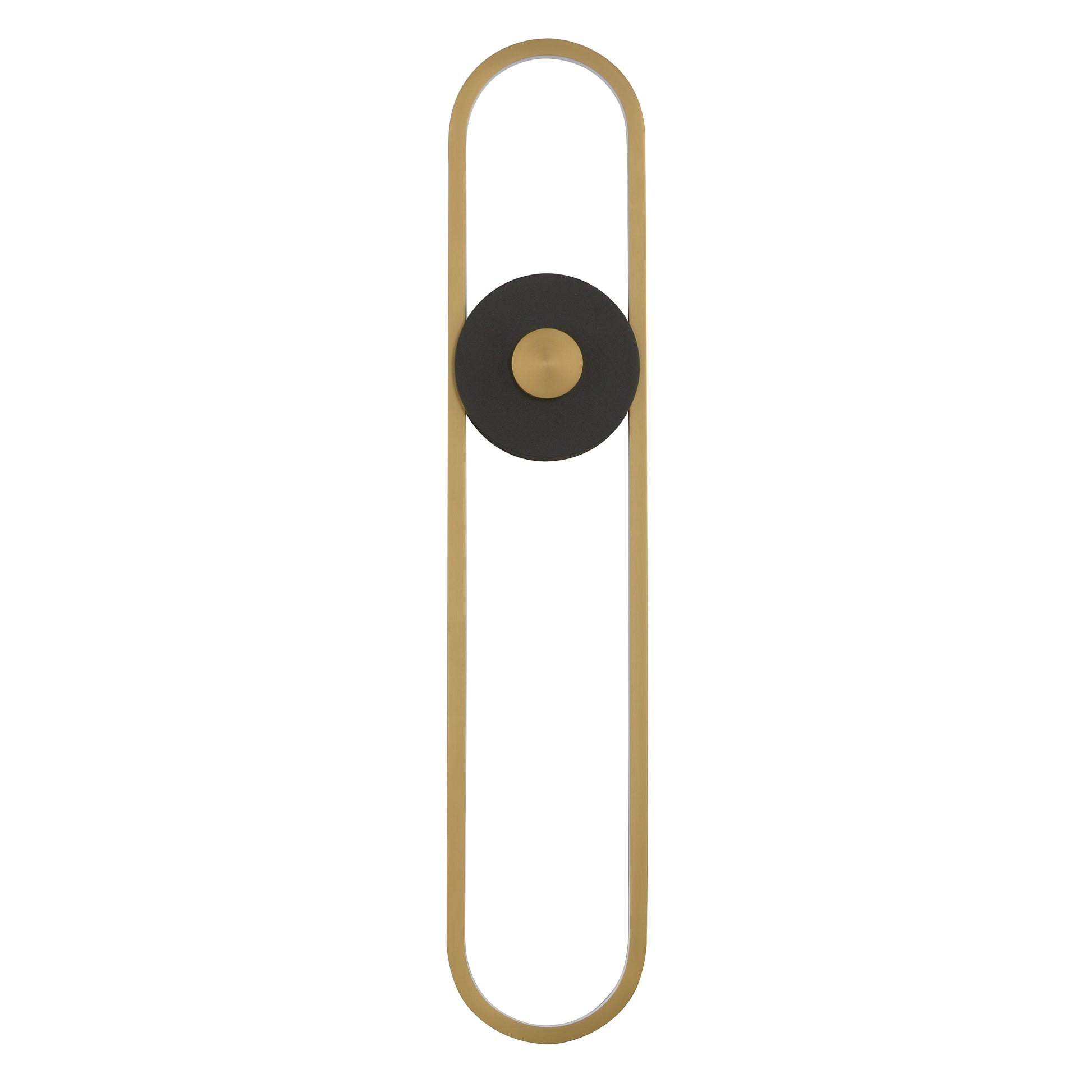 Gravity X-Large Outdoor LED Sconce Black/Gold by ET2