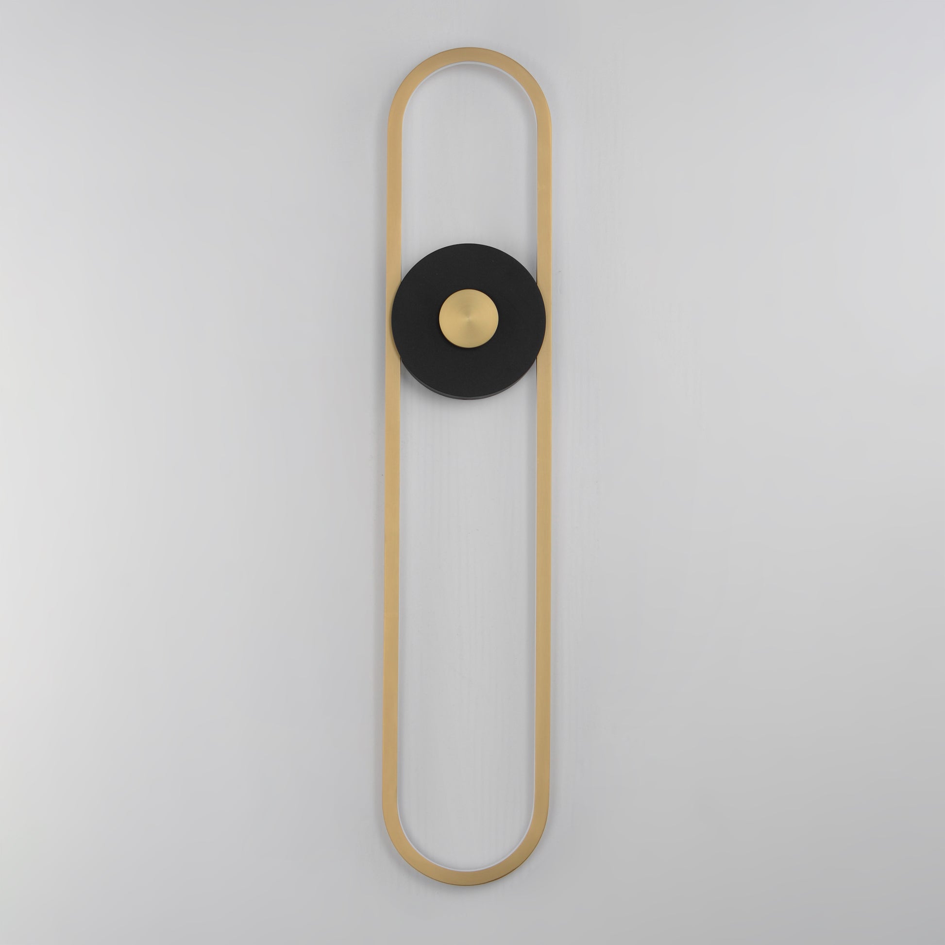 Gravity X-Large Outdoor LED Sconce Black/Gold by ET2