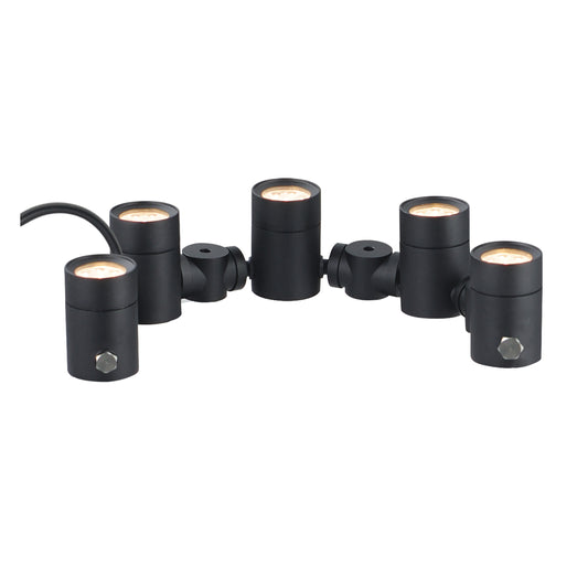 Tree Hugger 5-Light Tree Spot Light Black by ET2