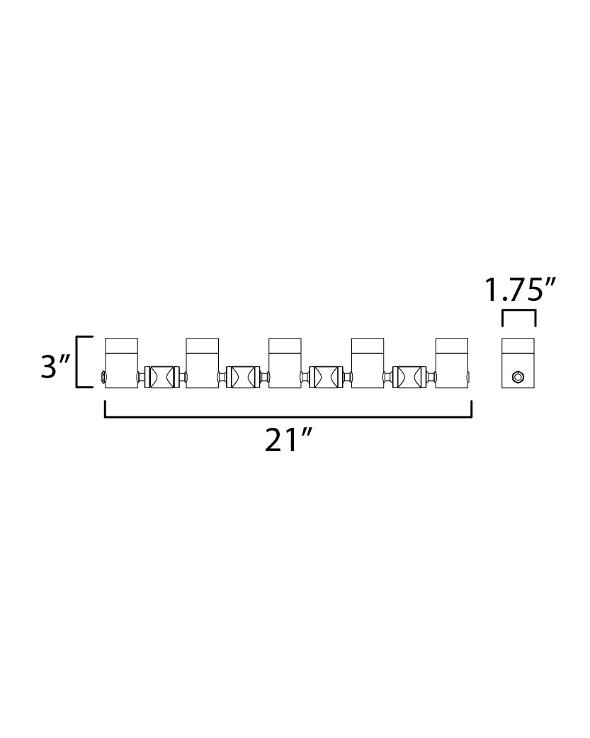 Tree Hugger 5-Light Tree Spot Light Black by ET2