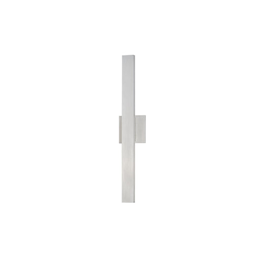 Alumilux: Line 5CCT 24" LED Outdoor Wall Sconce Satin Aluminum by ET2