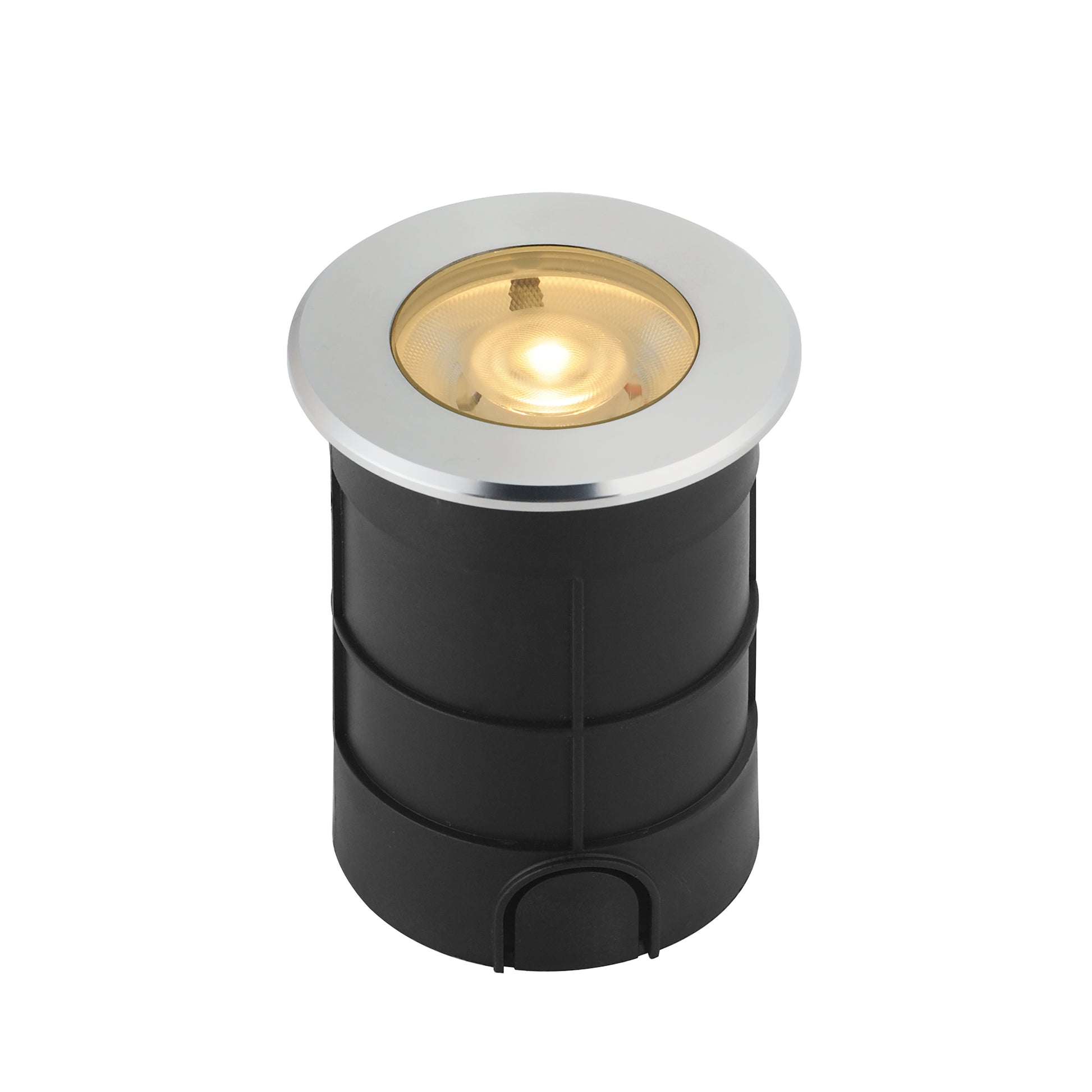 In-Ground 7W LED Landscape Light Brushed Aluminum by ET2