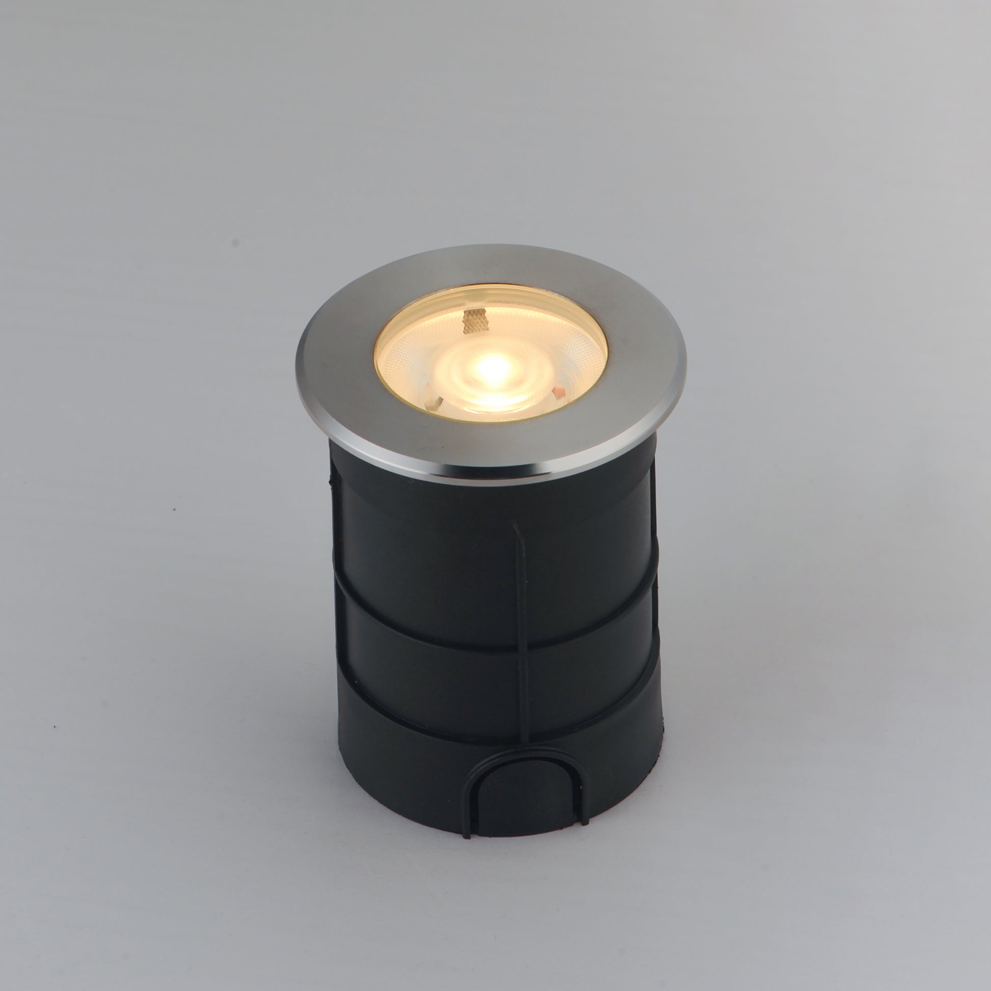 In-Ground 7W LED Landscape Light Brushed Aluminum by ET2