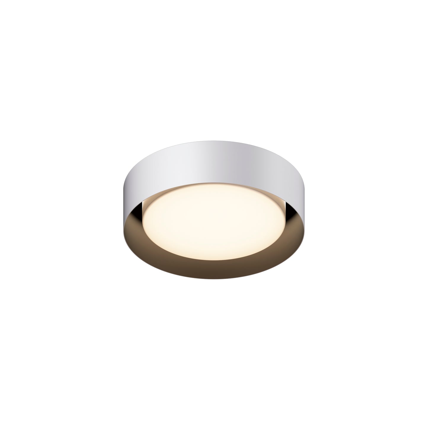 Echo 13" LED Flush Mount White/Black by ET2