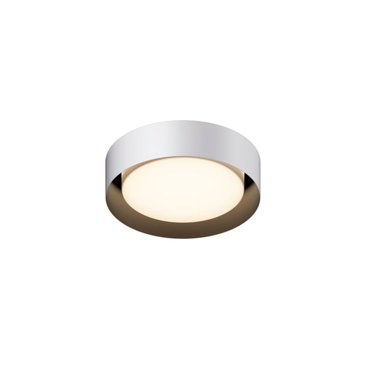 Echo 13" LED Flush Mount White/Black by ET2