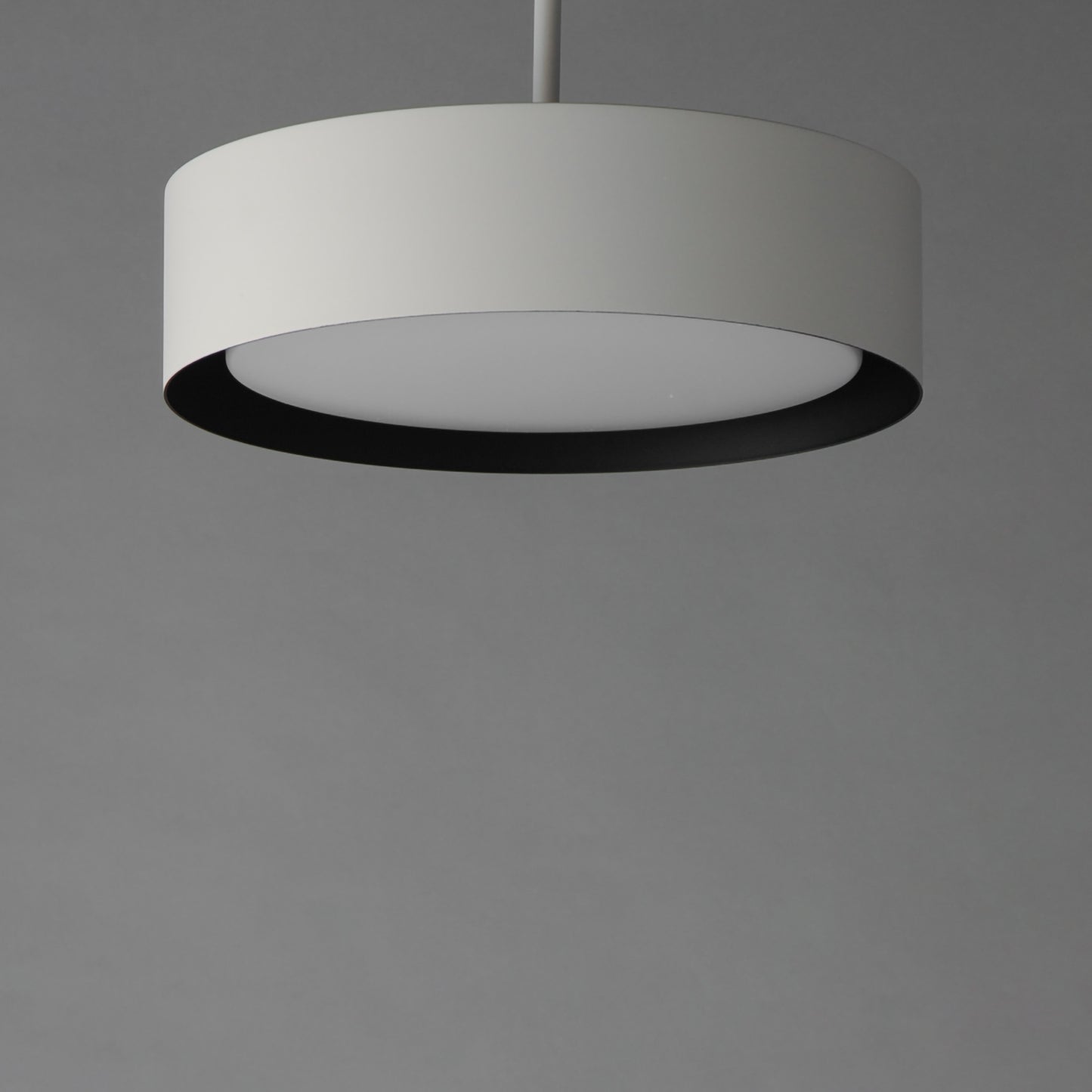 Echo 13" LED Pendant White/Black by ET2