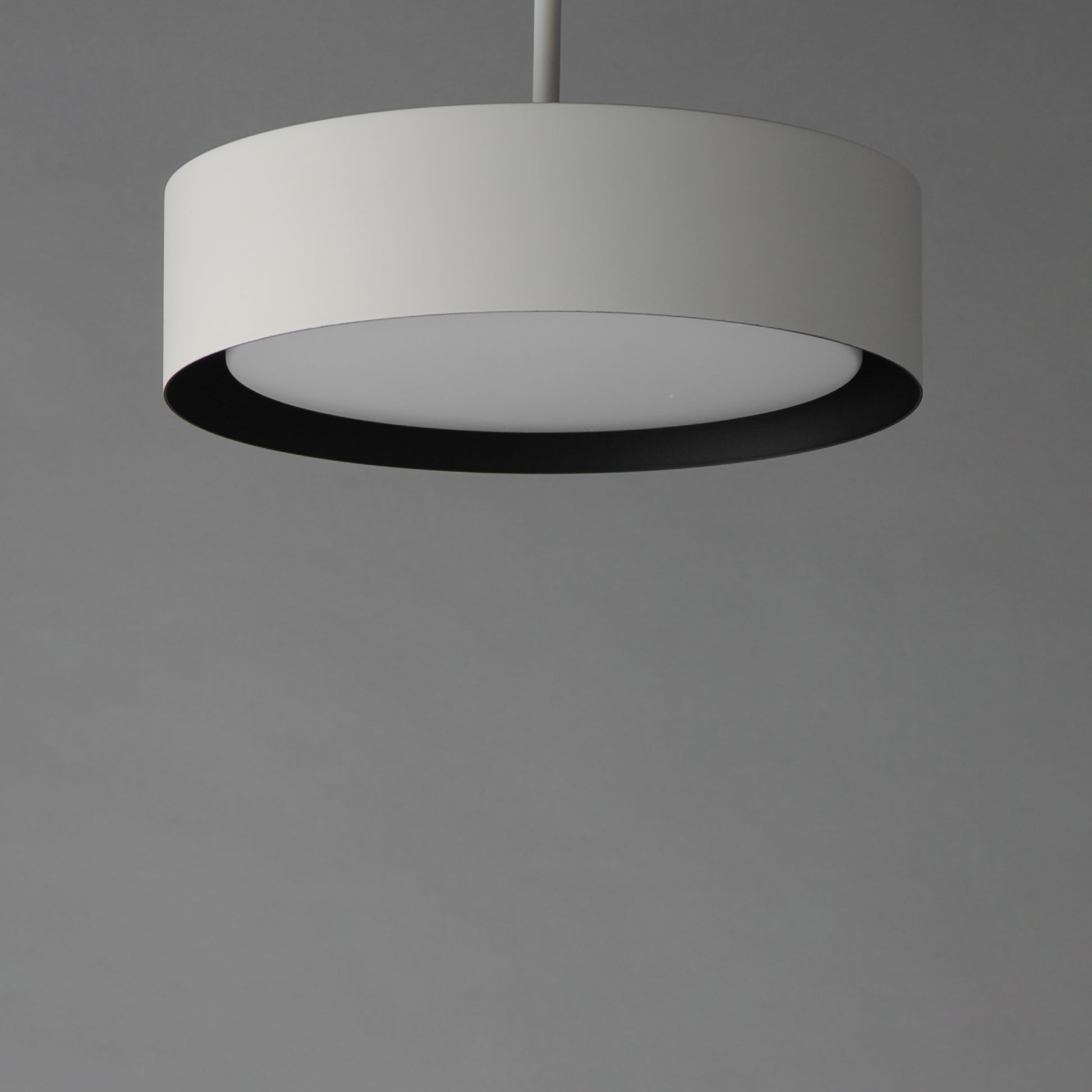 Echo 13" LED Pendant White/Black by ET2
