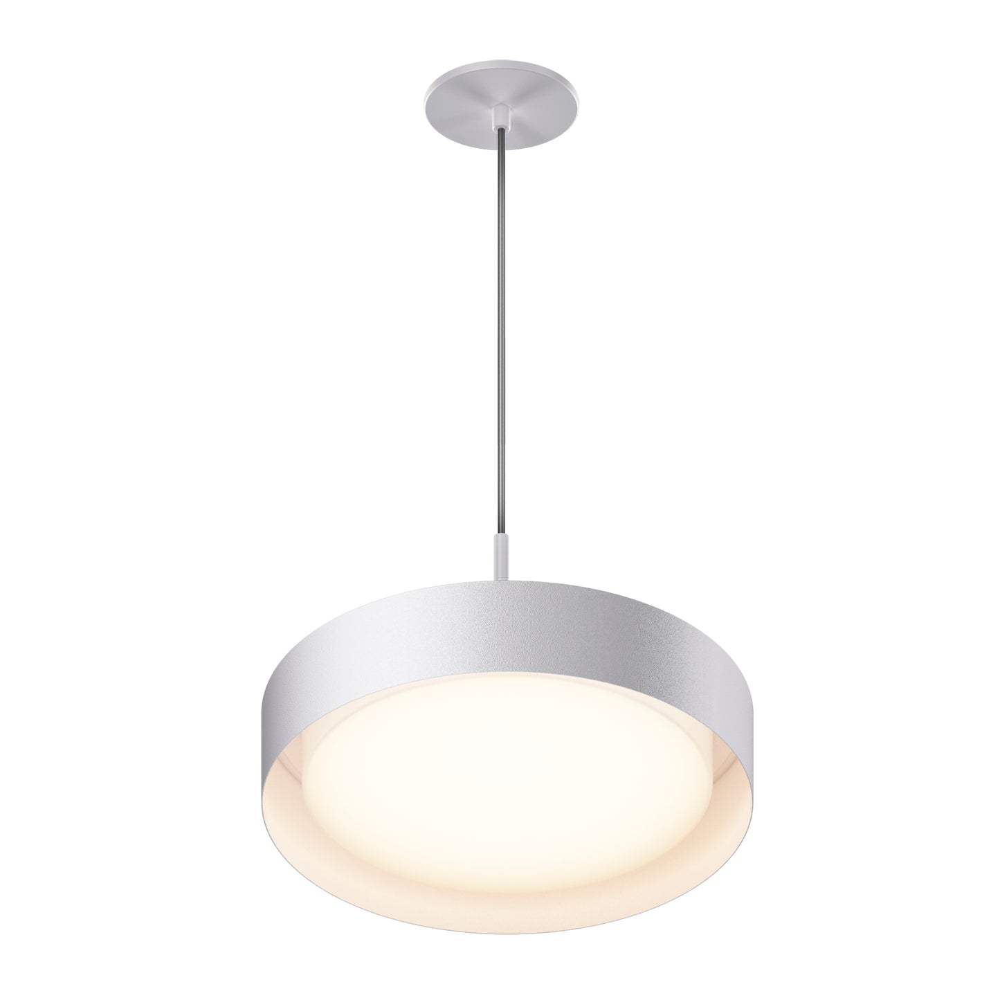 Echo 16" LED Pendant White by ET2