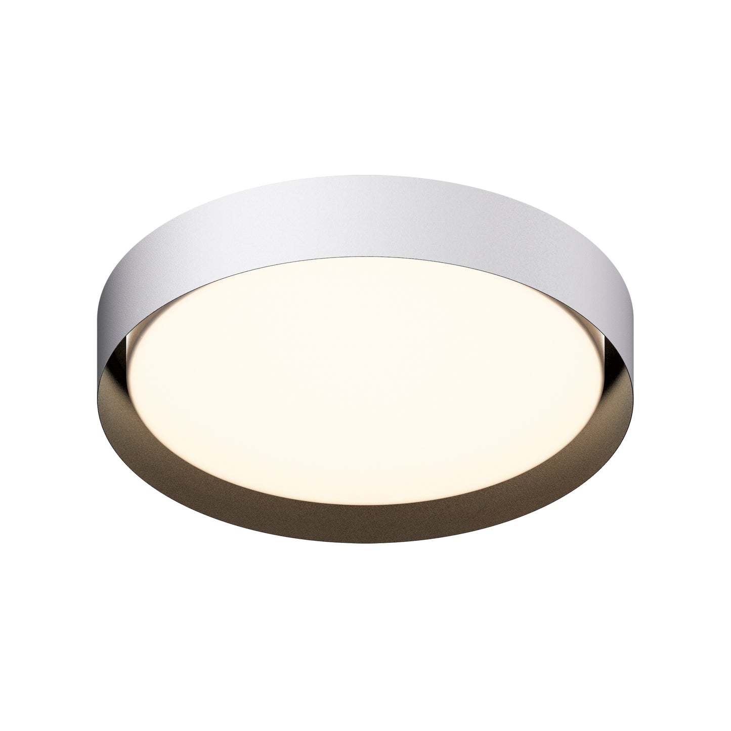 Echo 24" LED Flush Mount White/Black by ET2