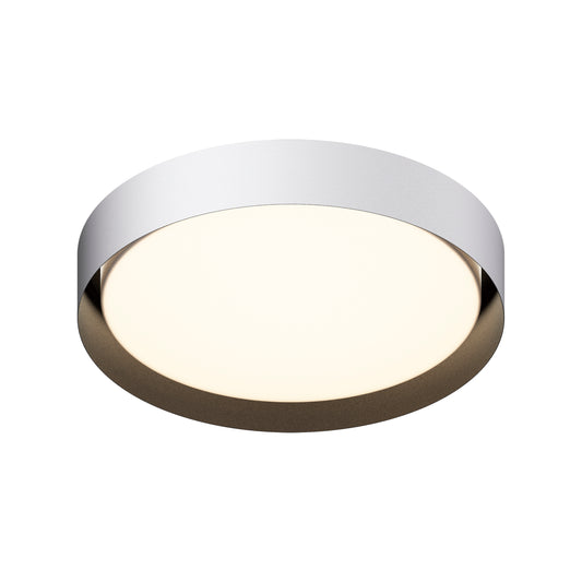 Echo 24" LED Flush Mount White/Black by ET2
