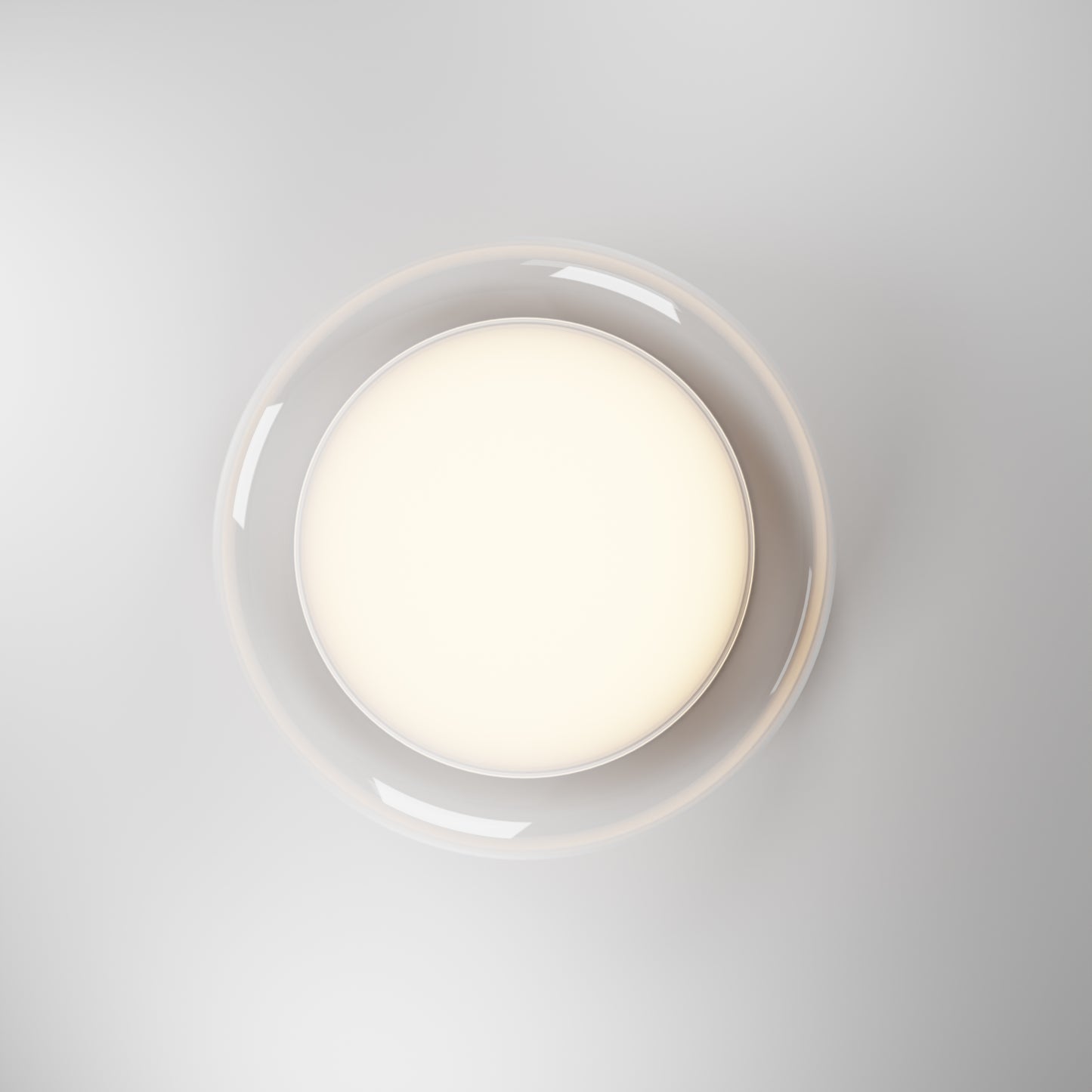 Bubble 18.5" LED Flush Mount White by ET2