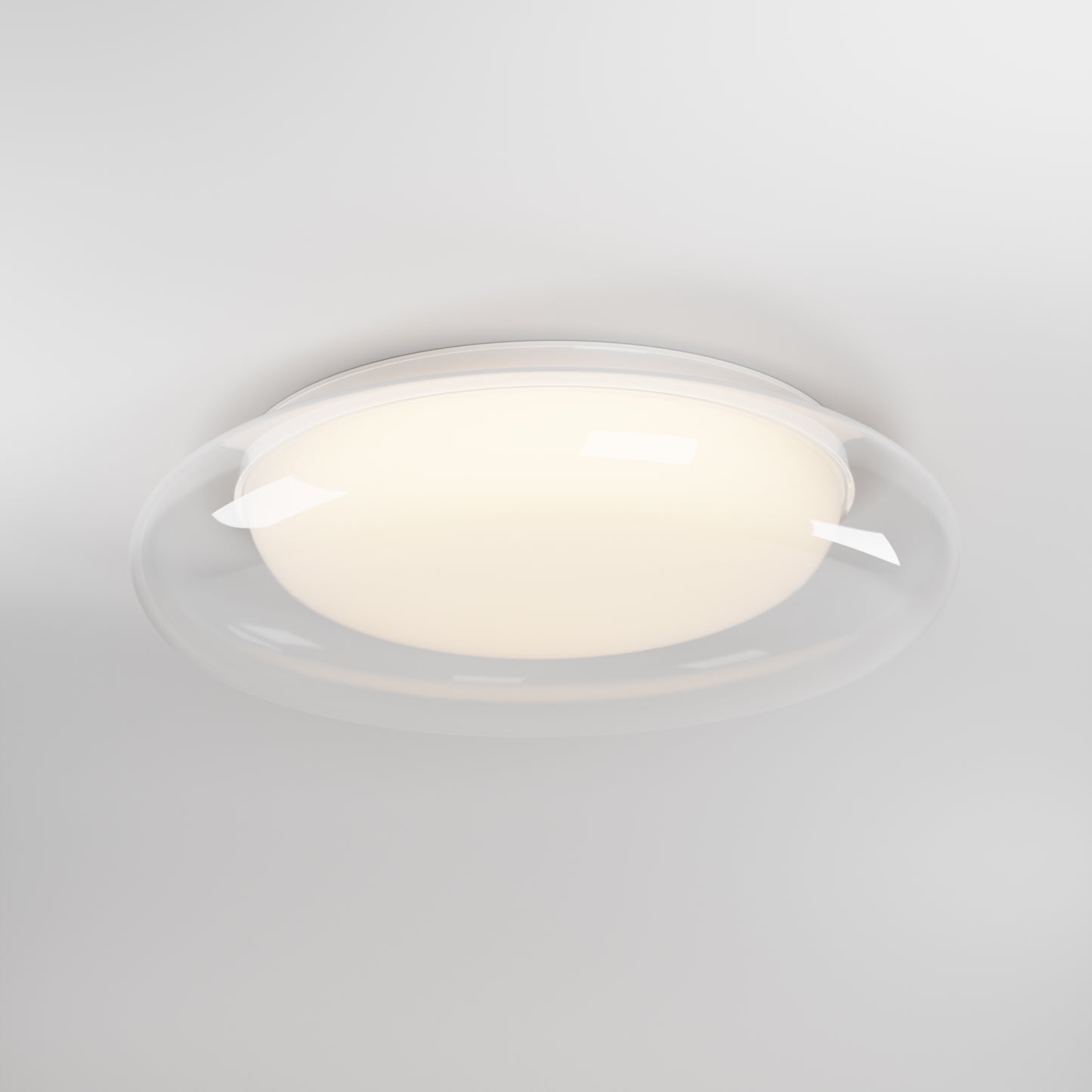 Bubble 18.5" LED Flush Mount White by ET2