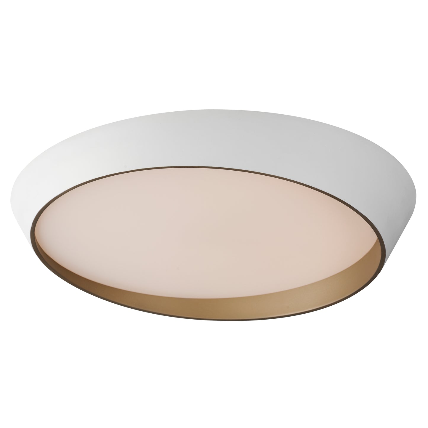 Slant 31.5" LED Flush Mount White/Gold by ET2