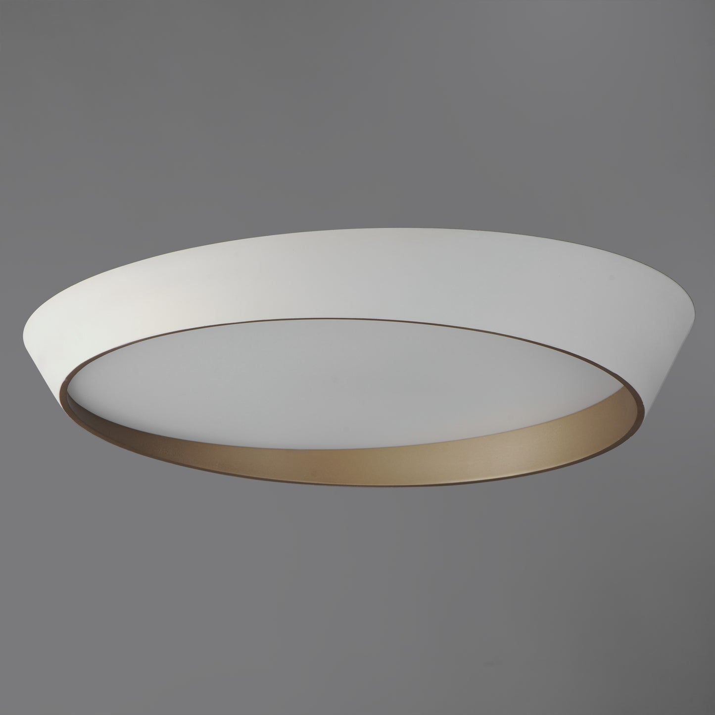 Slant 31.5" LED Flush Mount White/Gold by ET2