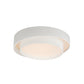 Ziggurat 19.75" LED Flush Mount White by ET2