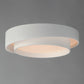 Ziggurat 19.75" LED Flush Mount White by ET2