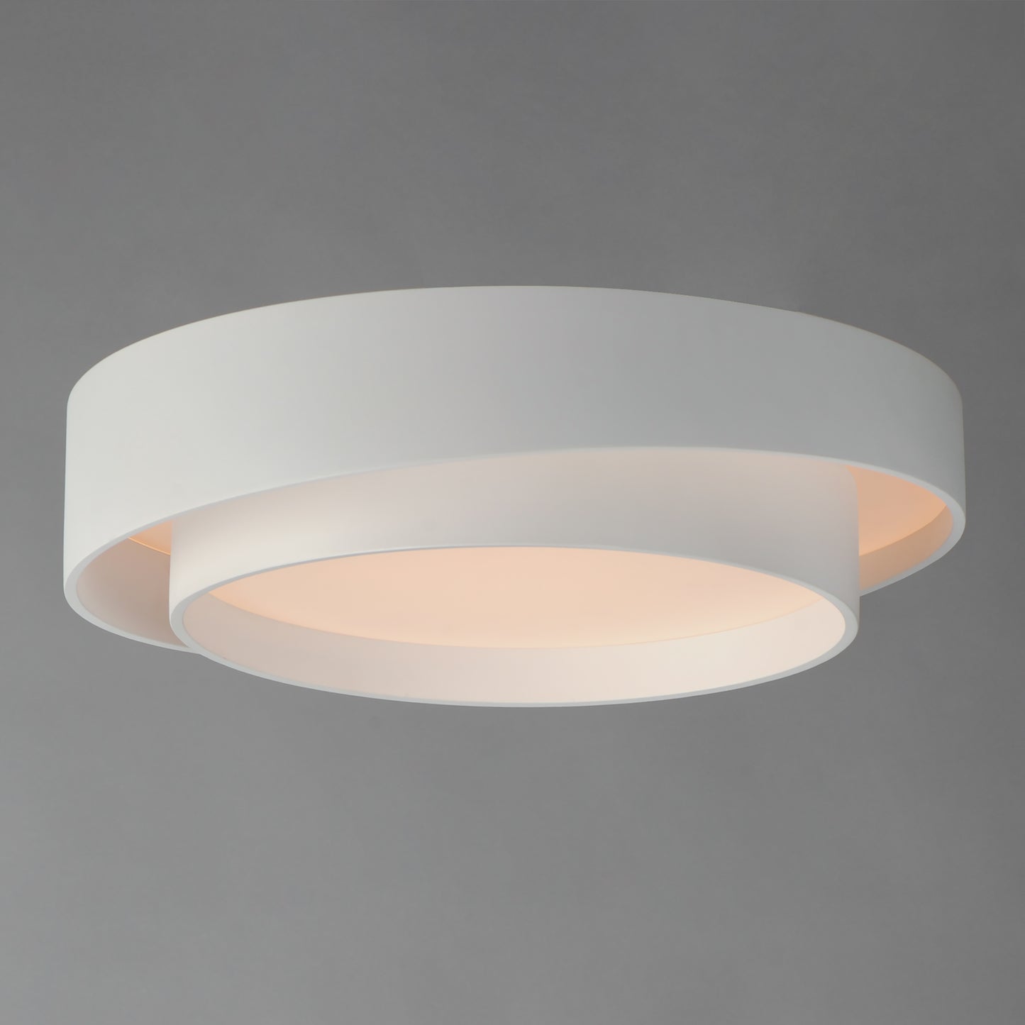 Ziggurat 19.75" LED Flush Mount White by ET2