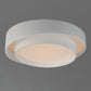 Ziggurat 19.75" LED Flush Mount White by ET2