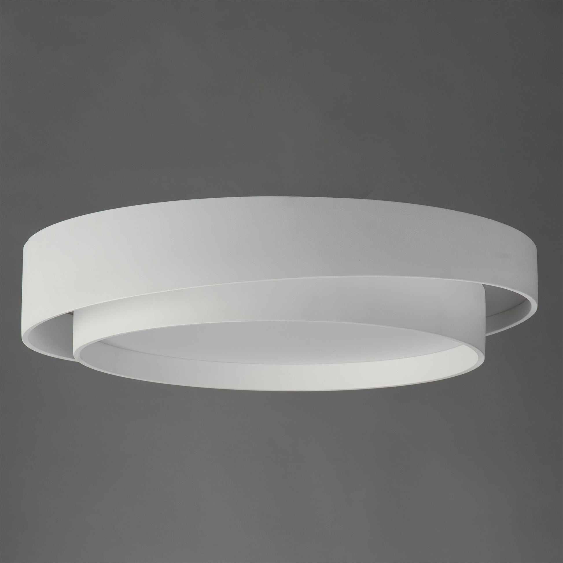 Ziggurat 24" LED Flush Mount White by ET2