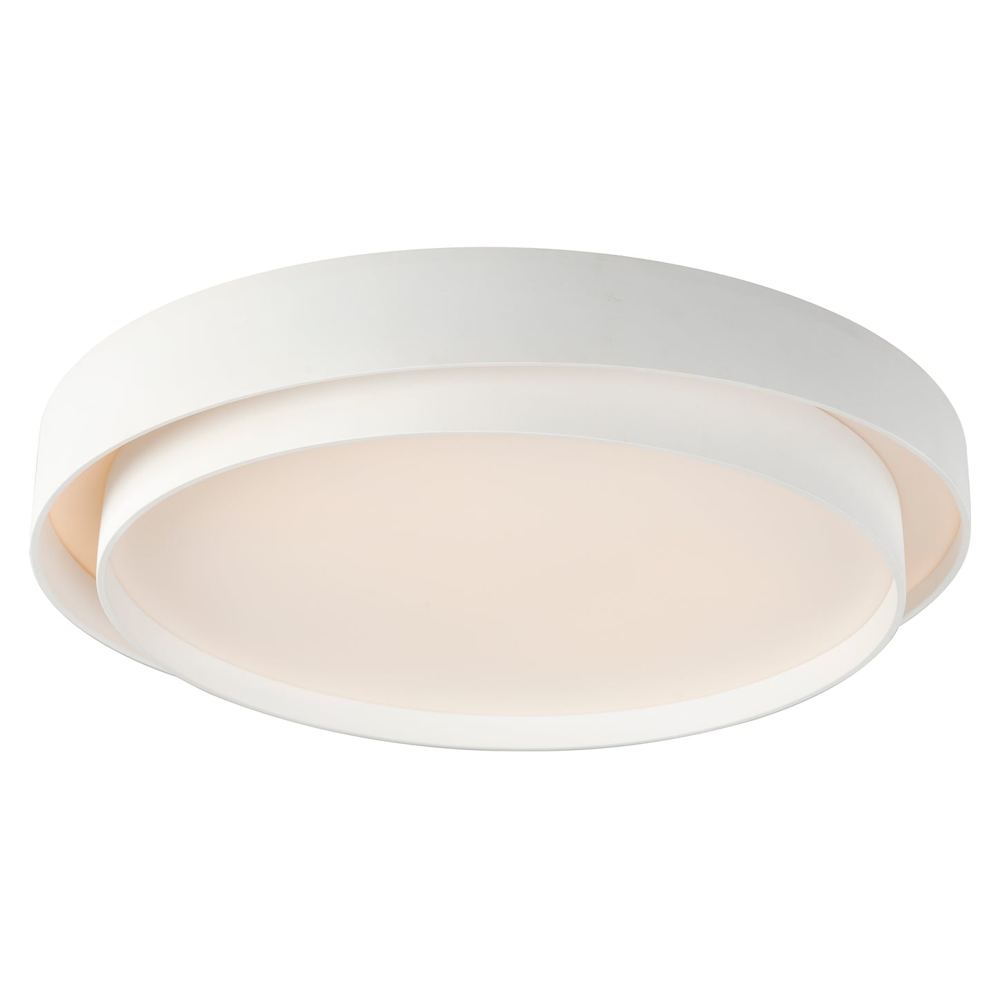 Ziggurat 31.5" LED Flush Mount White by ET2