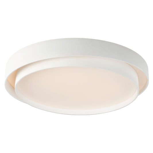 Ziggurat 31.5" LED Flush Mount White by ET2