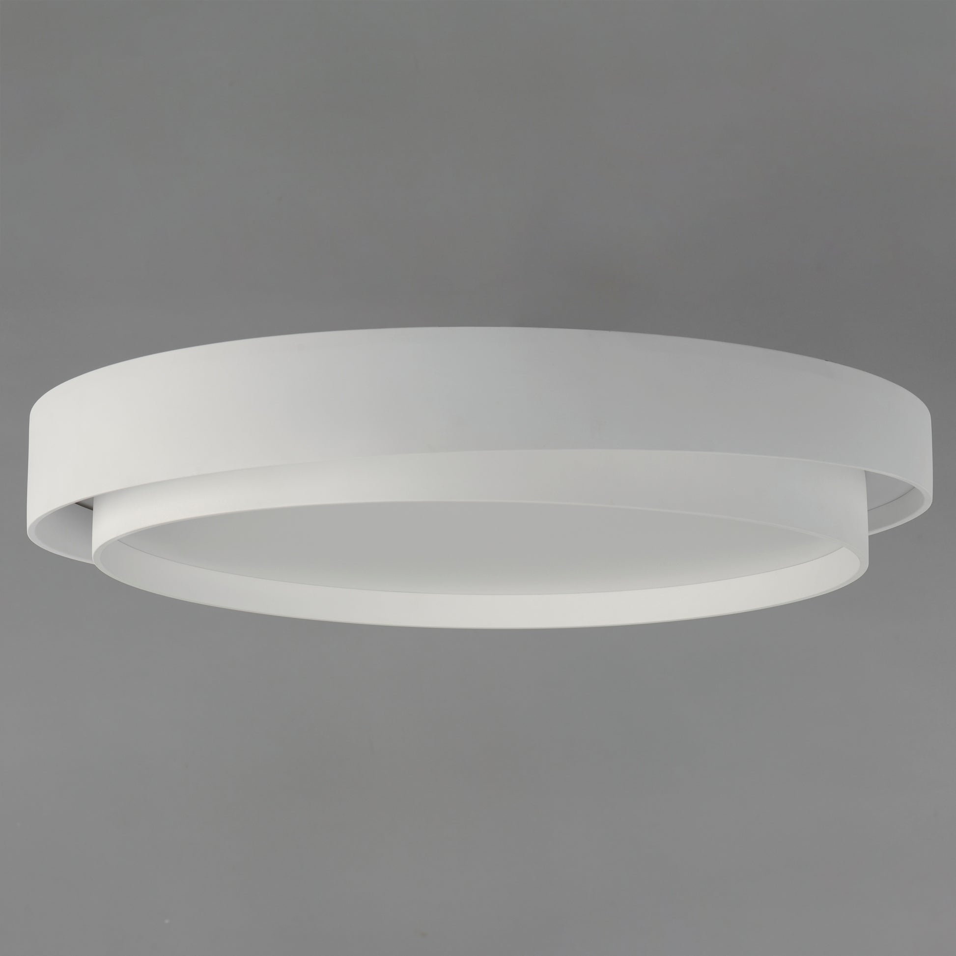 Ziggurat 31.5" LED Flush Mount White by ET2