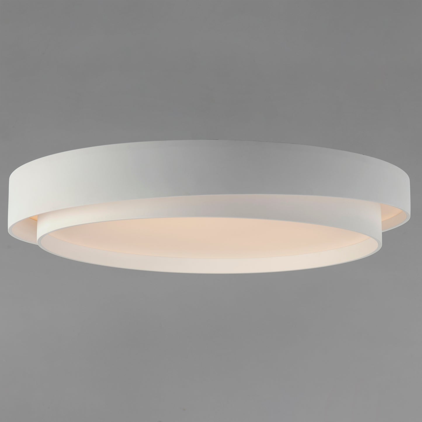 Ziggurat 31.5" LED Flush Mount White by ET2