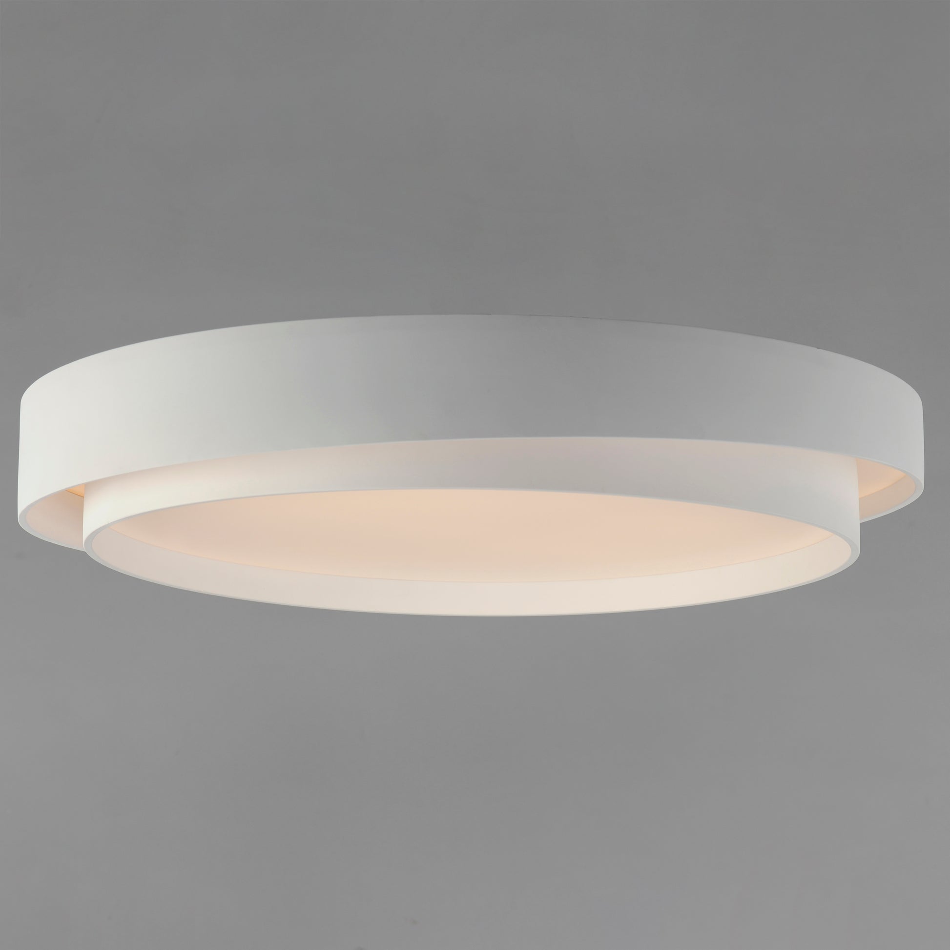 Ziggurat 31.5" LED Flush Mount White by ET2