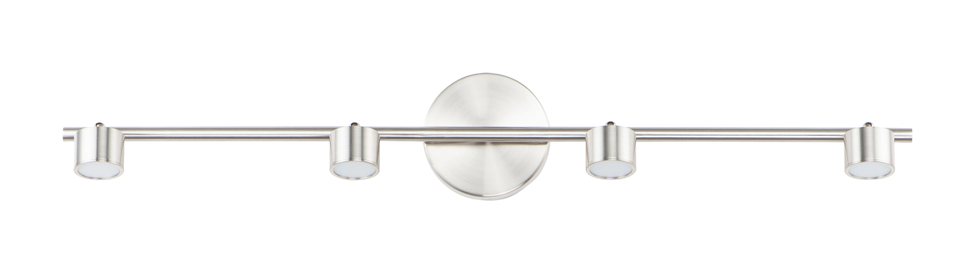 Taylor 4-Light Fixed Rail LED Track Light Satin Nickel by ET2