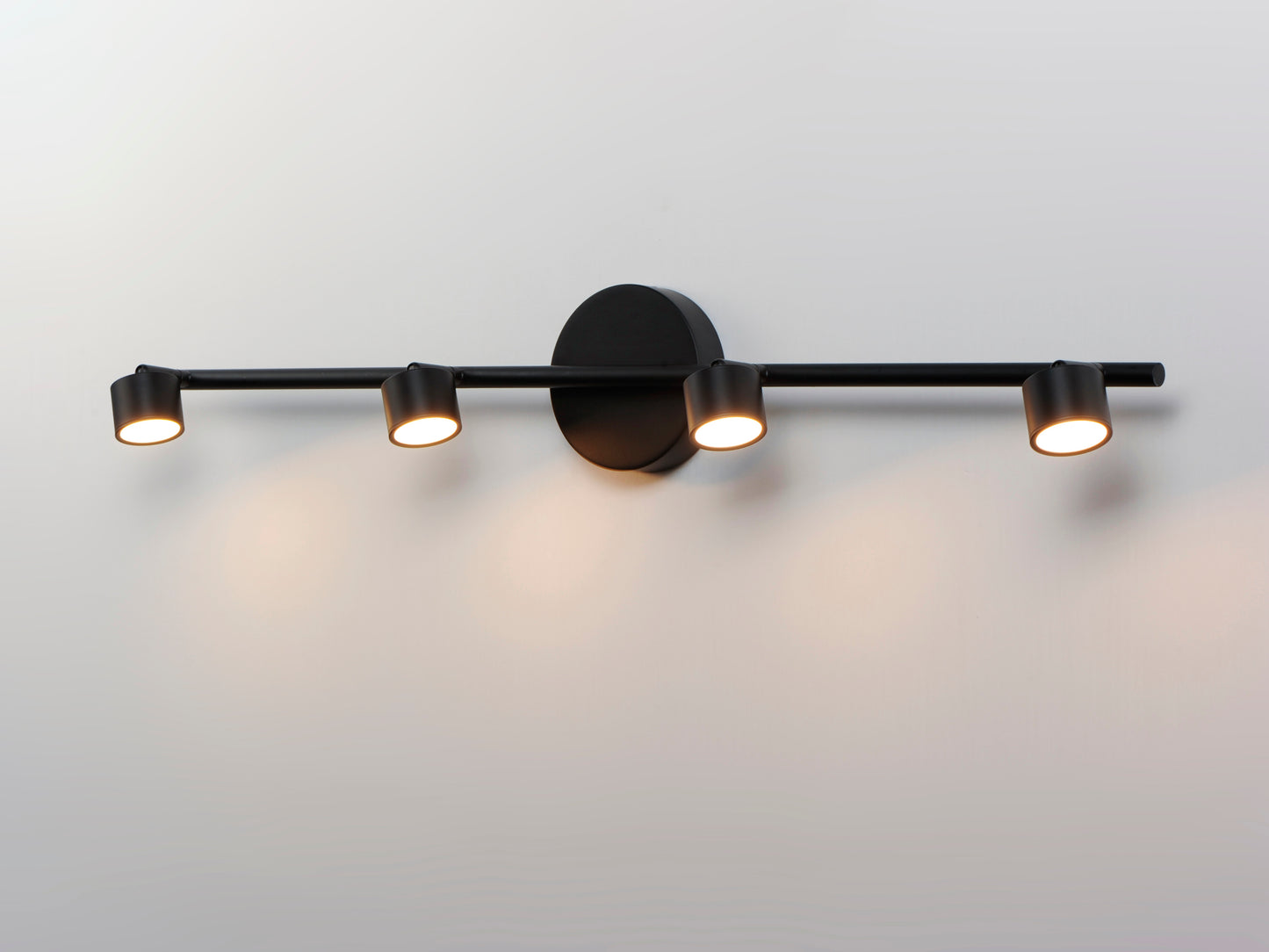 Taylor 4-Light Fixed Rail LED Track Light Black by ET2