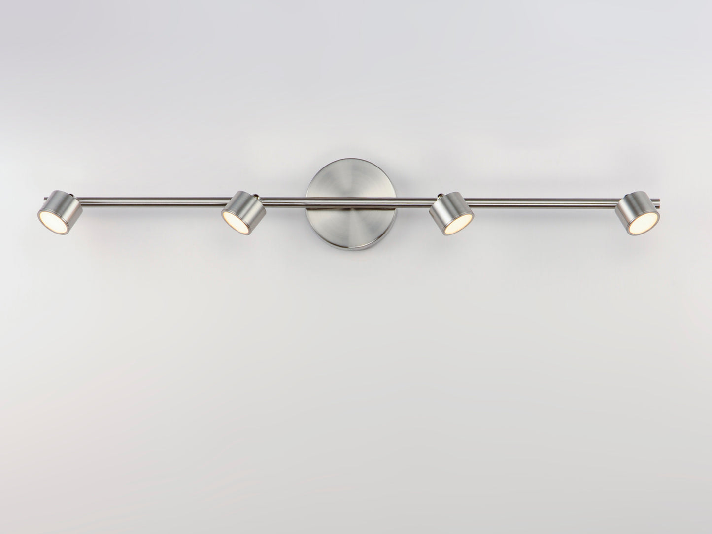 Taylor 4-Light Fixed Rail LED Track Light Satin Nickel by ET2