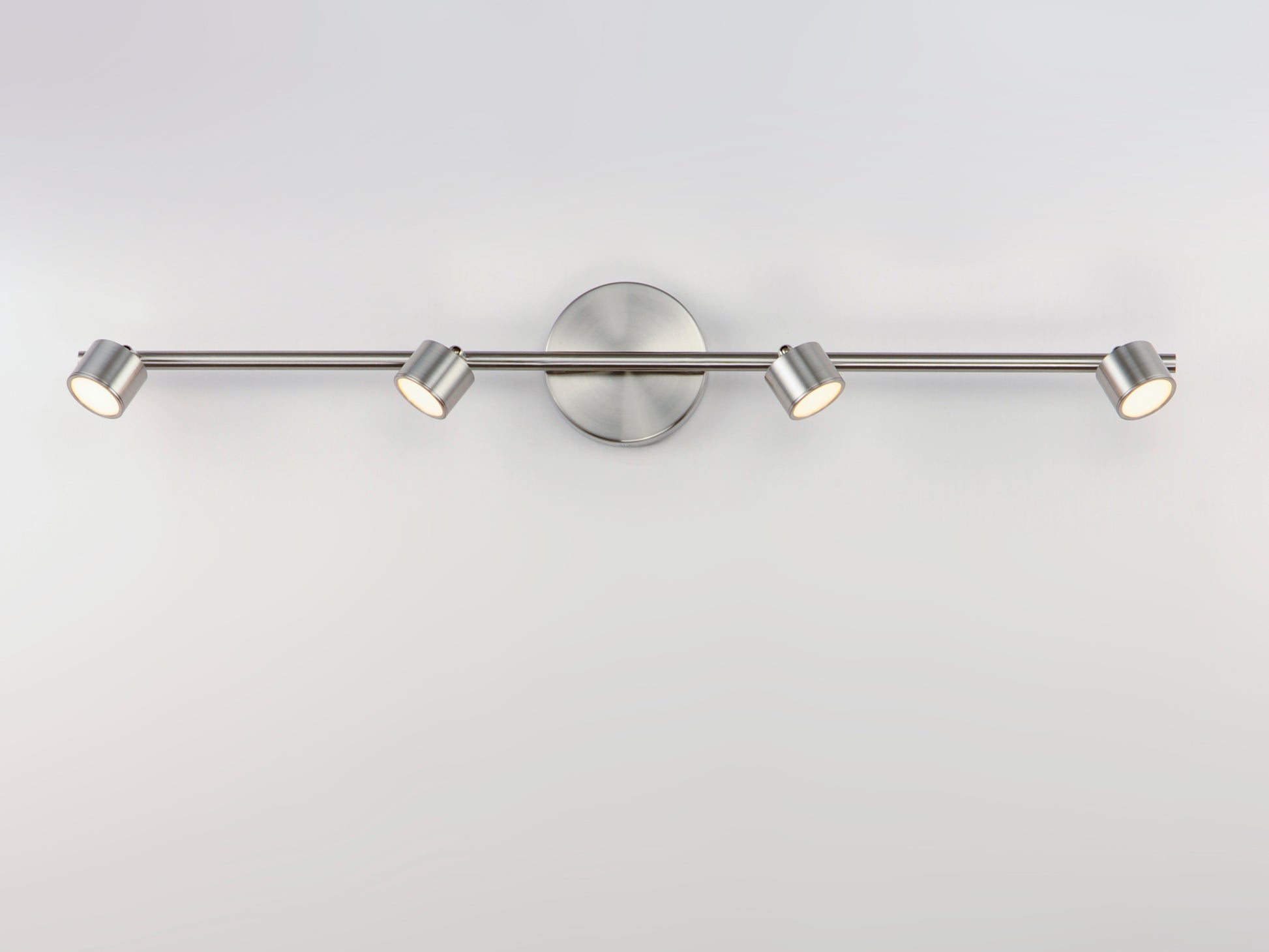 Taylor 4-Light Fixed Rail LED Track Light Satin Nickel by ET2
