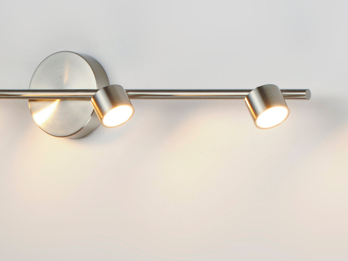 Taylor 4-Light Fixed Rail LED Track Light Satin Nickel by ET2