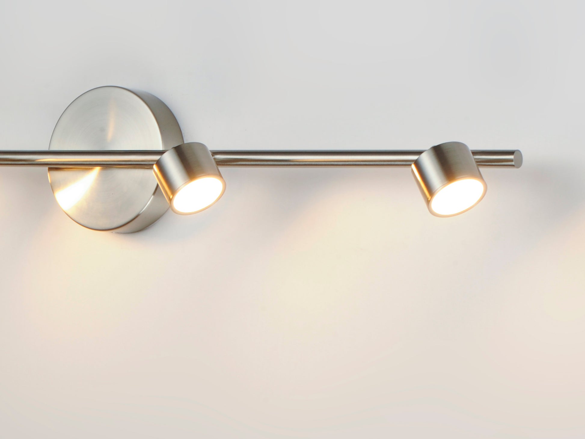 Taylor 4-Light Fixed Rail LED Track Light Satin Nickel by ET2