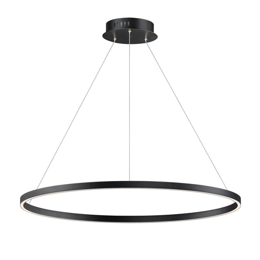 Groove 40" Pendant 5CCT Select Black by ET2
