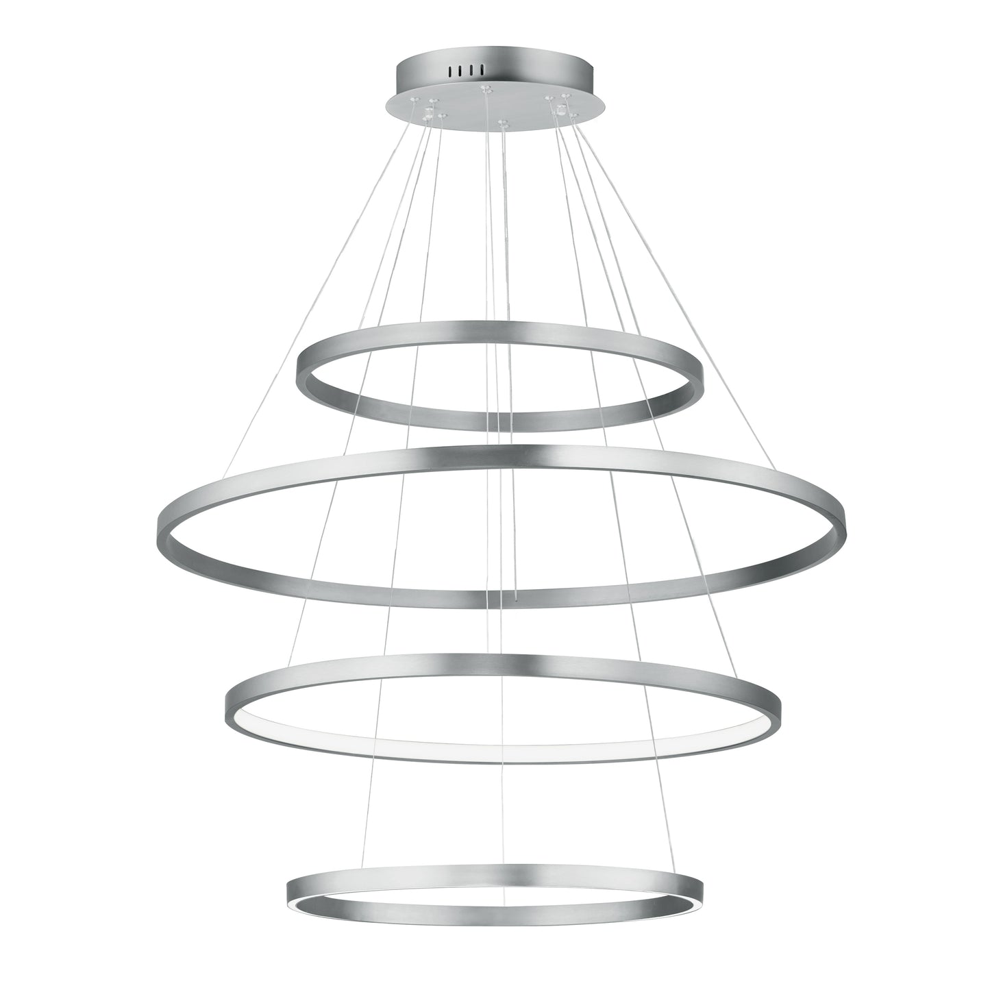 Groove 4-Tier Pendant 5CCT Select Brushed Aluminum by ET2