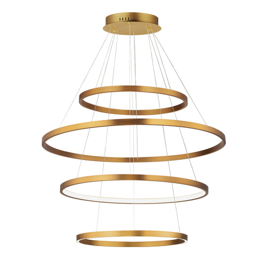 Groove 4-Tier Pendant 5CCT Select Gold by ET2