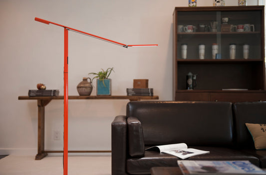 Equo Floor Lamp Warm Light Black Elx A W Blk Flr by Koncept Inc